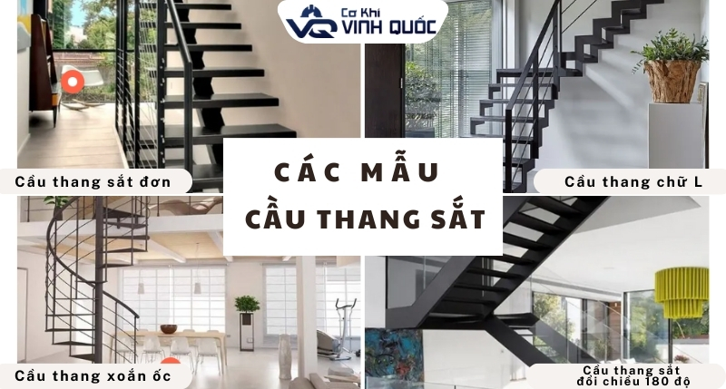  Những mẫu cầu thang sắt đẹp tại TPHCM cho ngôi nhà của bạn