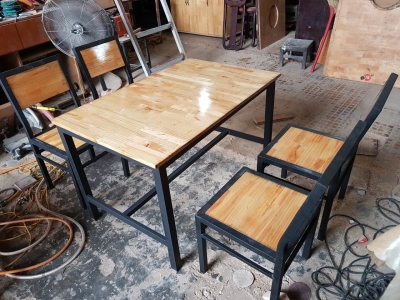 Dịch vụ cung cấp nội thất bàn ghế khung sắt chất lượng