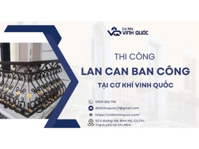 Thi Công lan can sắt ban công giá rẻ tại TP.HCM