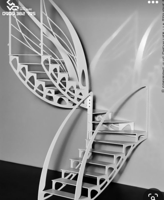 CẦU THANG SẮT TẤM CNC NGHỆ THUẬT