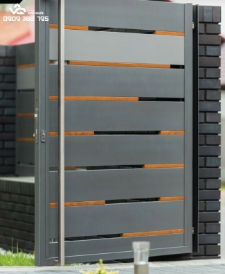 CỬA CỔNG HIỆN ĐẠI PHỐI 3 MÀU