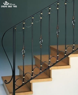 LAN CAN CẦU THANG HỌA TIẾT SONG ĐỨNG