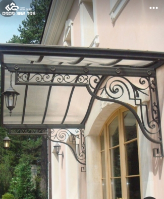 MÁI HIÊN TRANG TRÍ LỢP TẤM POLY ĐẶC